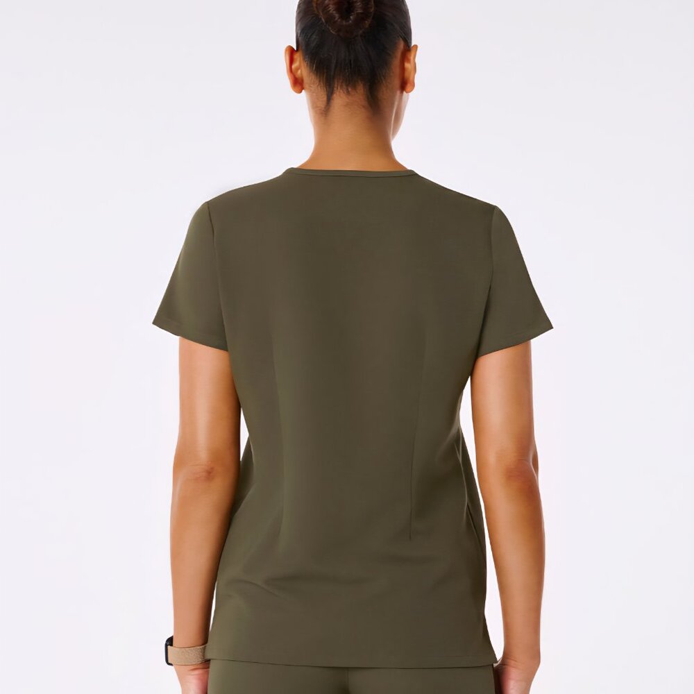 NWT FIGS "Casma" Three-Pocket Scrub Top & "Zamora" Joggers Scrub Pants-Sz:2 XLrg - Picture 9 of 17